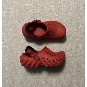 Crocs Echo Clogs Toddler Childs Shoes Varsity Red Size C9 Kids